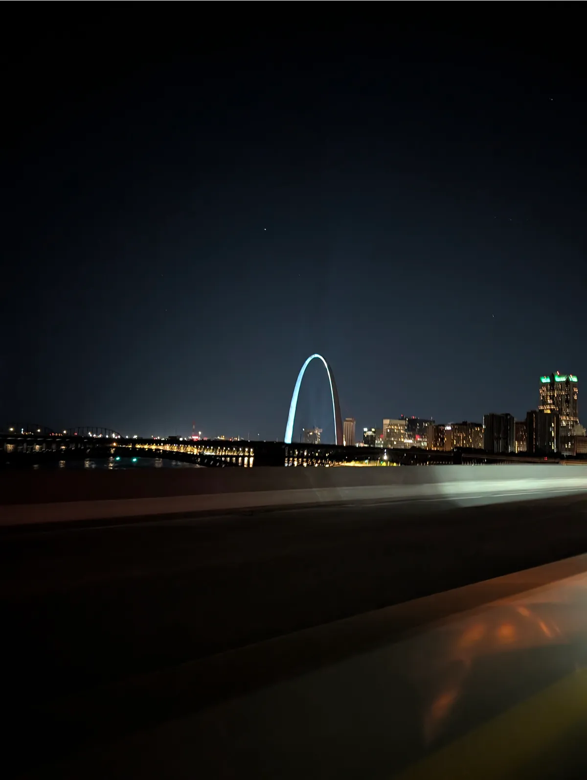 Nighttime Arch Photo